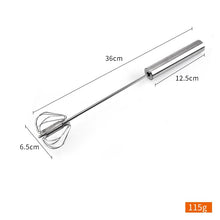 Load image into Gallery viewer, Stainless Steel Semi Automatic Egg Beater
