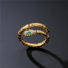 Load image into Gallery viewer, Fashion Gold Snake Ring
