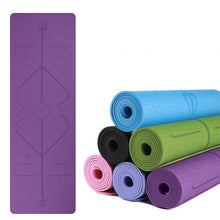 Load image into Gallery viewer, 6Mm Posture Line Yoga Mat
