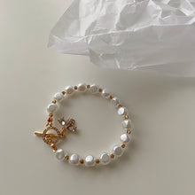 Load image into Gallery viewer, Natural Stone Pearl Bracelet
