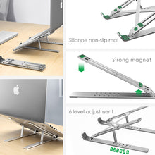 Load image into Gallery viewer, Laptop  portable adjustable stand
