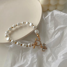 Load image into Gallery viewer, Natural Stone Pearl Bracelet
