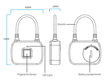 Load image into Gallery viewer, L13 Smart Fingerprint Lock
