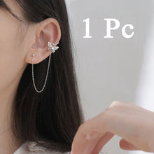 Load image into Gallery viewer, Korean Style Butterfly Ear Clips
