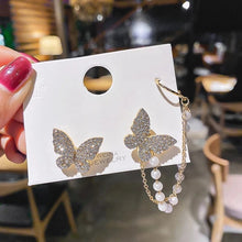 Load image into Gallery viewer, Korean Style Butterfly Ear Clips
