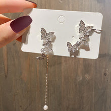 Load image into Gallery viewer, Korean Style Butterfly Ear Clips
