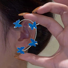 Load image into Gallery viewer, Korean Style Butterfly Ear Clips
