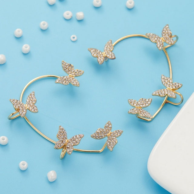 Korean Style Butterfly Ear Clips