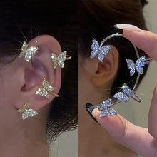 Load image into Gallery viewer, Korean Style Butterfly Ear Clips
