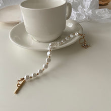 Load image into Gallery viewer, Natural Stone Pearl Bracelet
