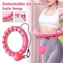 Load image into Gallery viewer, 24 Knots Weighted Hoola Fitness Hoop
