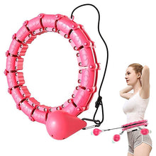 Load image into Gallery viewer, 24 Knots Weighted Hoola Fitness Hoop
